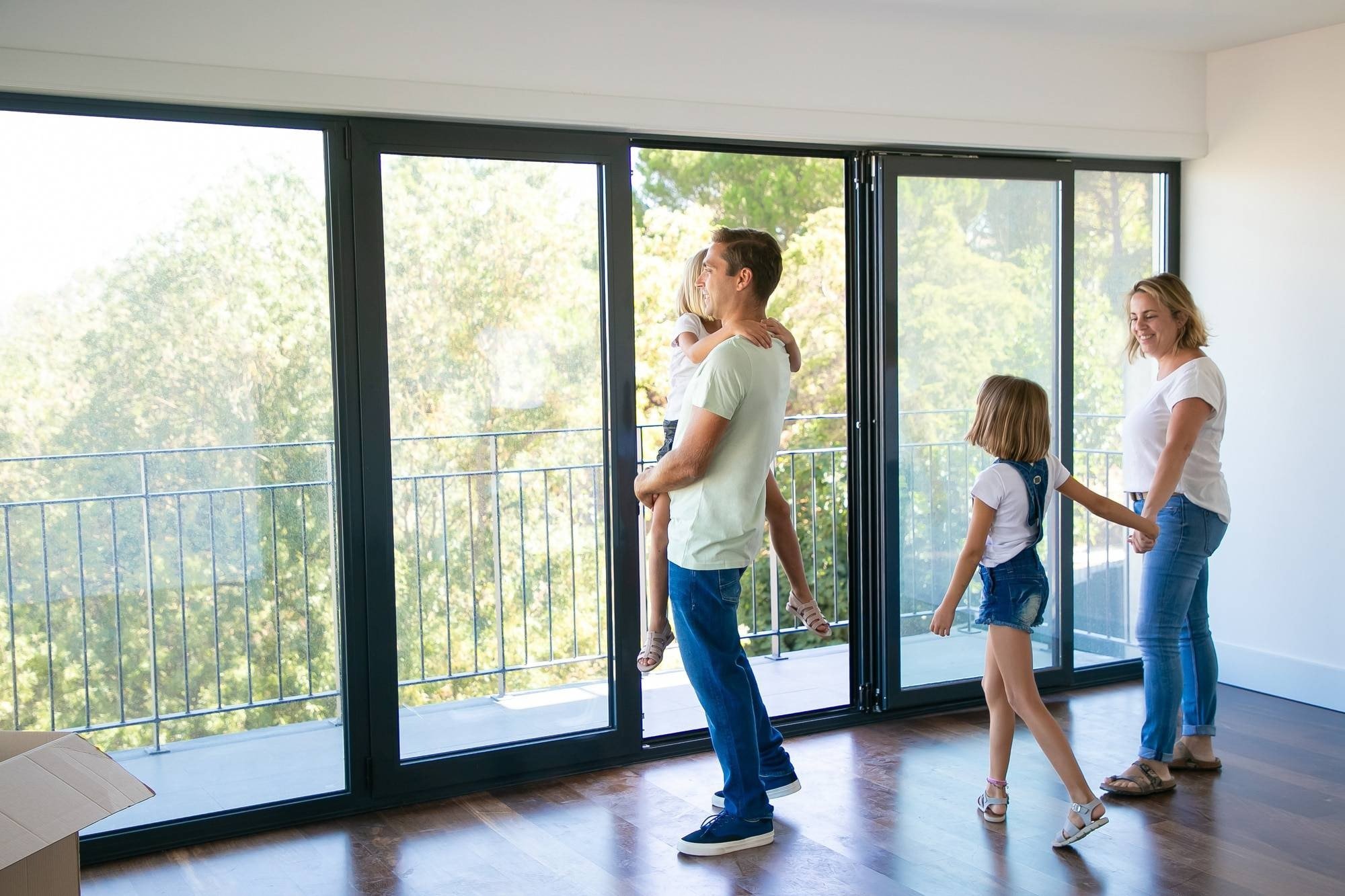 Secure and aesthetic sliding door systems