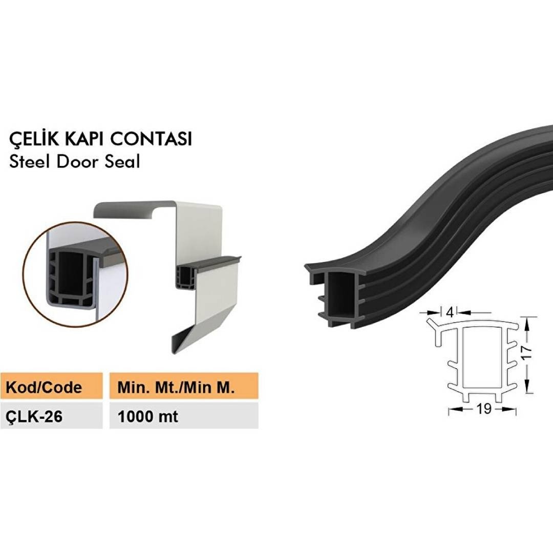 Contacall steel-door seal