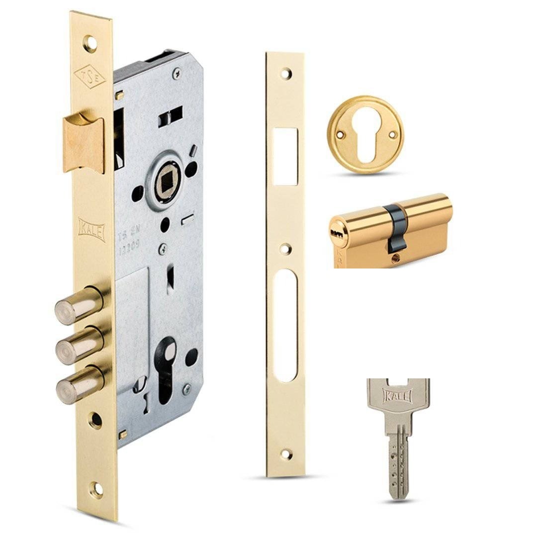 Nickel cylinder exterior lock