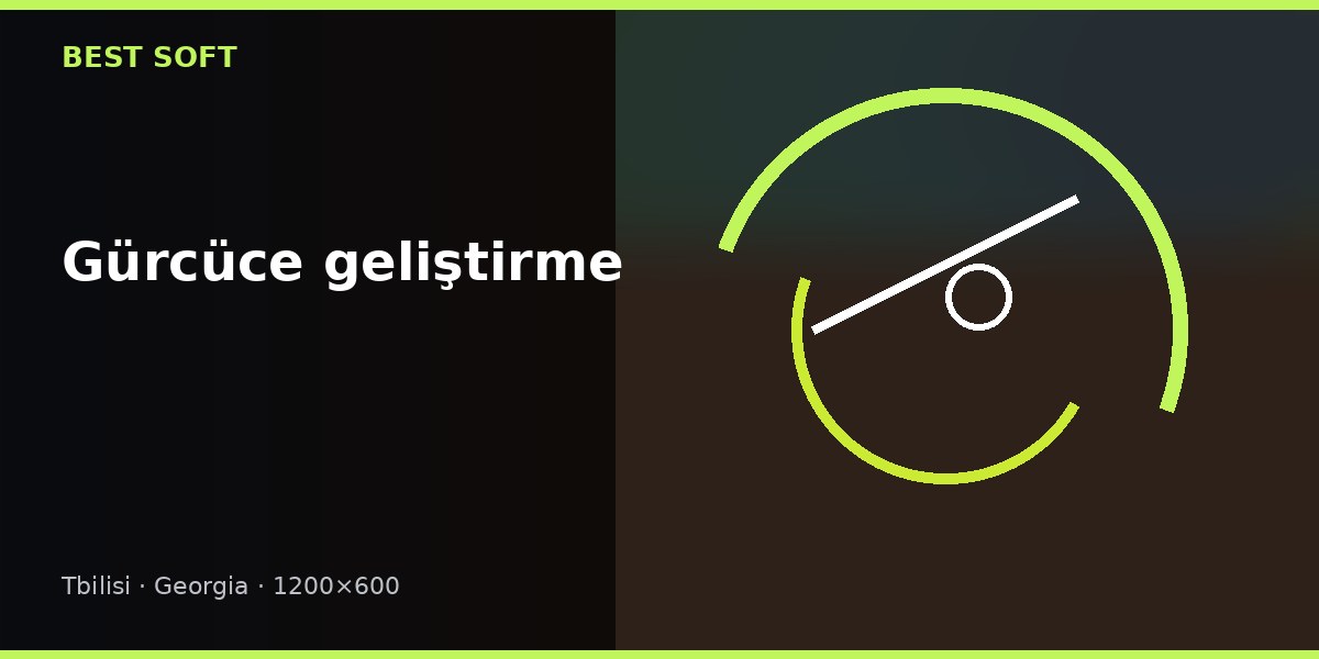 Gürcüce Web Sitesi Geliştirme: Karakter Seti, Font ve Adres Yapısı