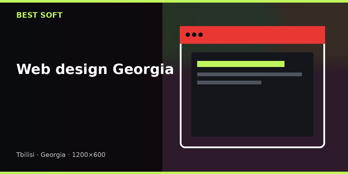 Web Design Georgia: Tourism, Real Estate, Wine and Logistics