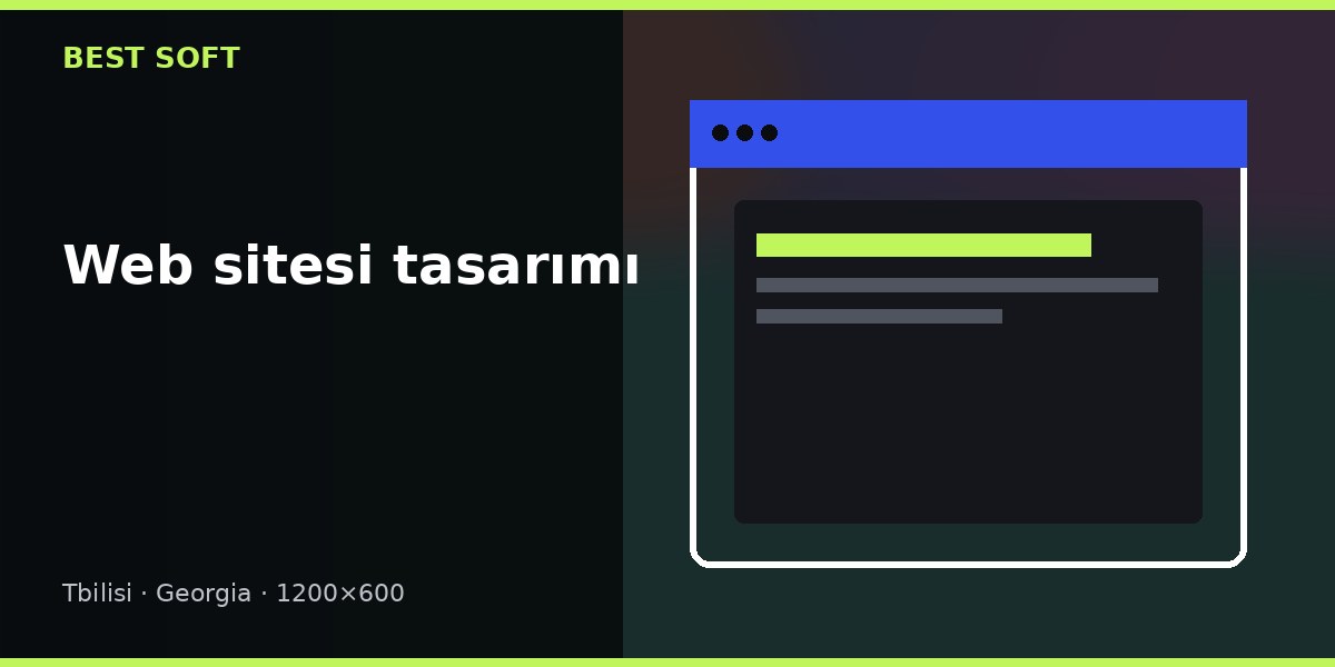 Web Sitesi Tasarımı: Ana Sayfa Değil, Bütün Site Sistemi