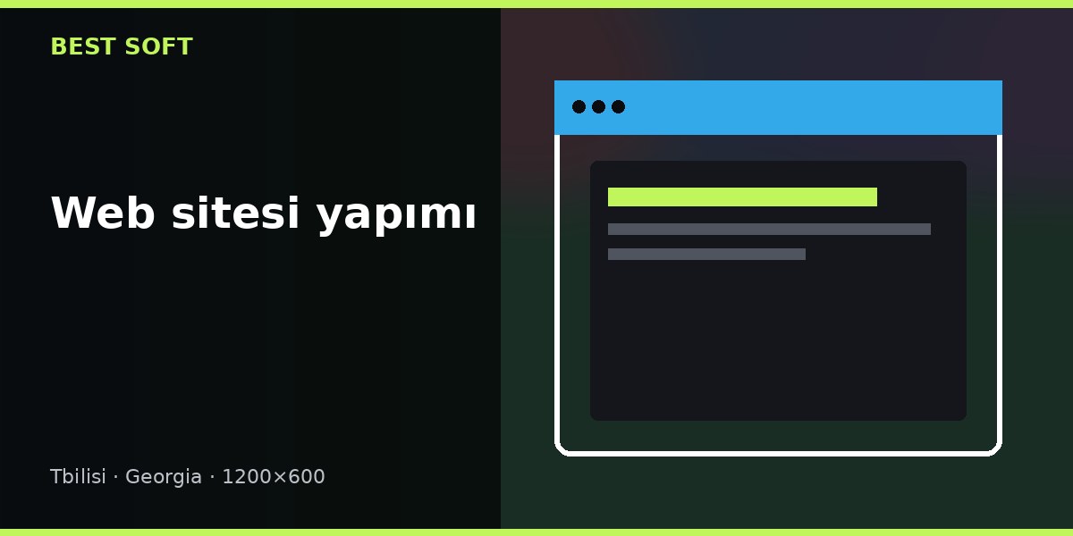 Web Sitesi Yapımı: Alan Adından Yayına, Dört-Sekiz Haftalık İş